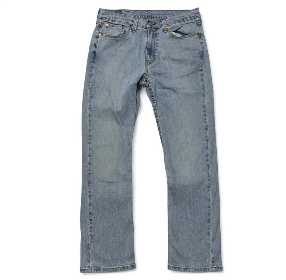 Levi's 504 Size 31x30 Light Wash Denim Jeans